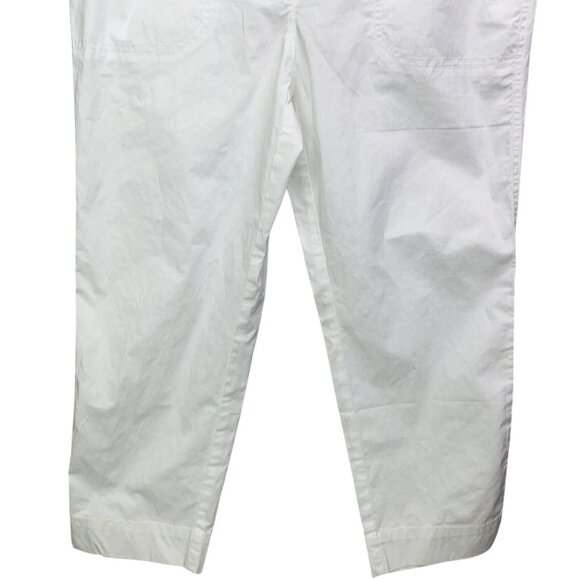 NEW Chicos Womens Secret Stretch Everyday Straight Leg Crops Alabaster Size 1| 8 - Picture 6 of 15